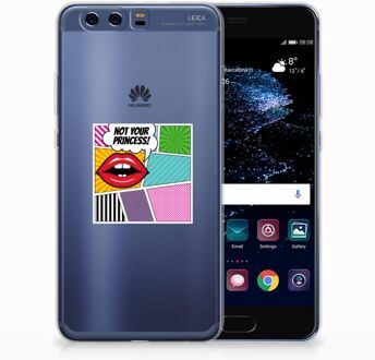 B2Ctelecom Huawei P10 Plus Uniek TPU Hoesje Popart Princess