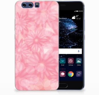 B2Ctelecom Huawei P10 Plus Uniek TPU Hoesje Spring Flowers