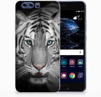 B2Ctelecom Huawei P10 Plus Uniek TPU Hoesje Tijger