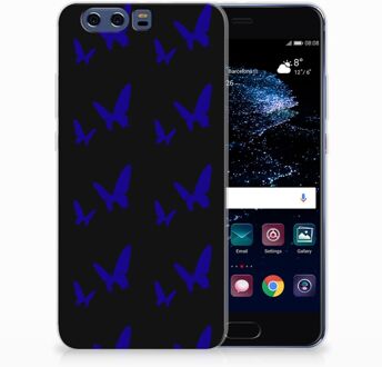 B2Ctelecom Huawei P10 Plus Uniek TPU Hoesje Vlinder Patroon