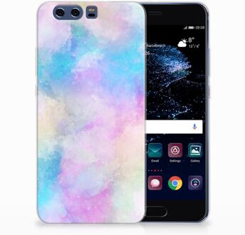 B2Ctelecom Huawei P10 Plus Uniek TPU Hoesje Watercolor Light