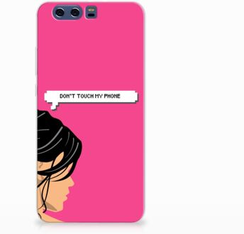 B2Ctelecom Huawei P10 Plus Uniek TPU Hoesje Woman DTMP