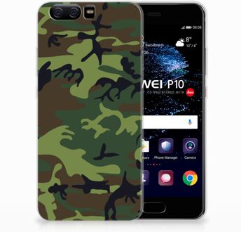 B2Ctelecom Huawei P10 TPU Hoesje Design Army Dark