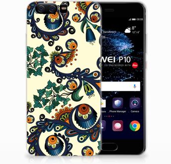 B2Ctelecom Huawei P10 TPU Hoesje Design Barok Flower