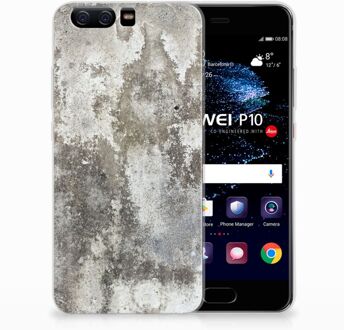 B2Ctelecom Huawei P10 TPU Hoesje Design Beton