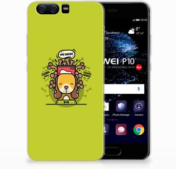 B2Ctelecom Huawei P10 TPU Hoesje Design Doggy Biscuit