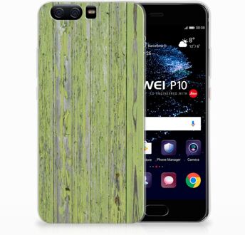 B2Ctelecom Huawei P10 TPU Hoesje Design Green Wood