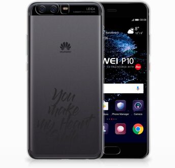 B2Ctelecom Huawei P10 TPU Hoesje Design Heart Smile