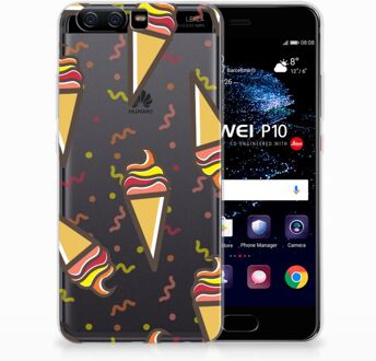 B2Ctelecom Huawei P10 TPU Hoesje Design Icecream