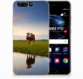 B2Ctelecom Huawei P10 TPU Hoesje Design Koe