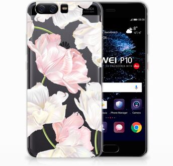 B2Ctelecom Huawei P10 TPU Hoesje Design Lovely Flowers