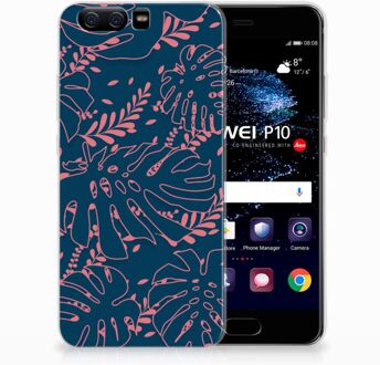 B2Ctelecom Huawei P10 TPU Hoesje Design Palm Leaves