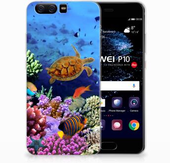 B2Ctelecom Huawei P10 TPU Hoesje Design Vissen