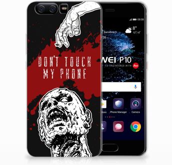 B2Ctelecom Huawei P10 TPU Hoesje Design Zombie Blood