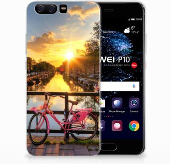 B2Ctelecom Huawei P10 Uniek TPU Hoesje Amsterdamse Grachten