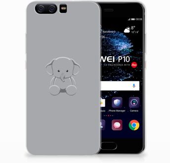 B2Ctelecom Huawei P10 Uniek TPU Hoesje Baby Olifant