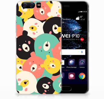 B2Ctelecom Huawei P10 Uniek TPU Hoesje Bears