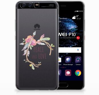 B2Ctelecom Huawei P10 Uniek TPU Hoesje Boho Text