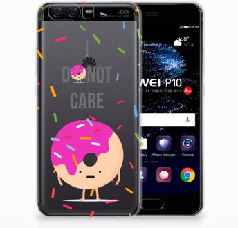 B2Ctelecom Huawei P10 Uniek TPU Hoesje Donut