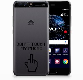 B2Ctelecom Huawei P10 Uniek TPU Hoesje Finger DTMP