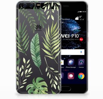 B2Ctelecom Huawei P10 Uniek TPU Hoesje Leaves