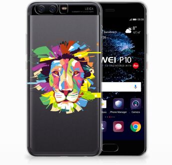 B2Ctelecom Huawei P10 Uniek TPU Hoesje Lion Color