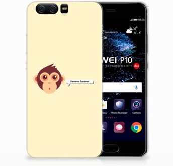 B2Ctelecom Huawei P10 Uniek TPU Hoesje Monkey