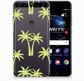 B2Ctelecom Huawei P10 Uniek TPU Hoesje Palmtrees