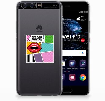 B2Ctelecom Huawei P10 Uniek TPU Hoesje Popart Princess