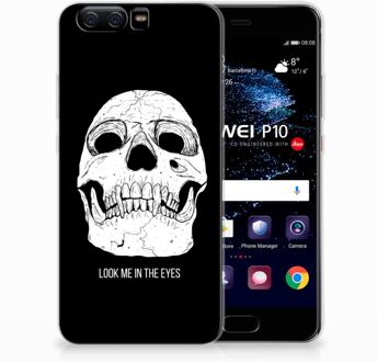 B2Ctelecom Huawei P10 Uniek TPU Hoesje Skull Eyes