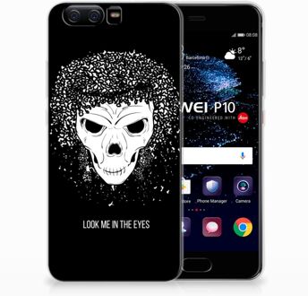 B2Ctelecom Huawei P10 Uniek TPU Hoesje Skull Hair