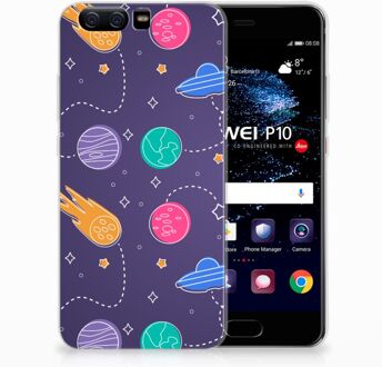 B2Ctelecom Huawei P10 Uniek TPU Hoesje Space