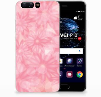 B2Ctelecom Huawei P10 Uniek TPU Hoesje Spring Flowers