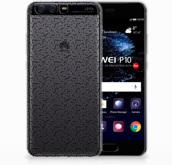 B2Ctelecom Huawei P10 Uniek TPU Hoesje Stripes Dots