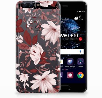 B2Ctelecom Huawei P10 Uniek TPU Hoesje Watercolor Flowers