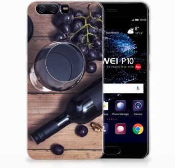 B2Ctelecom Huawei P10 Uniek TPU Hoesje Wijn