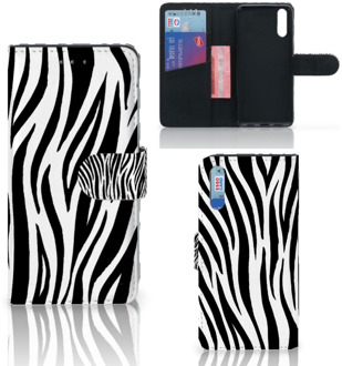 B2Ctelecom Huawei P20 Book Case Hoesje Design Zebra