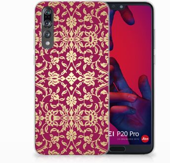 B2Ctelecom Huawei P20 Pro TPU Hoesje Design Barok Pink