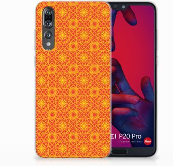 B2Ctelecom Huawei P20 Pro TPU Hoesje Design Batik Orange