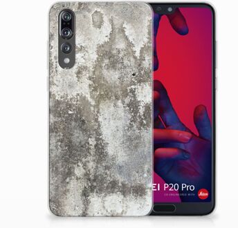 B2Ctelecom Huawei P20 Pro TPU Hoesje Design Beton