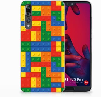 B2Ctelecom Huawei P20 Pro TPU Hoesje Design Blokken