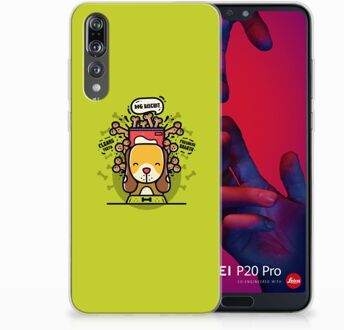 B2Ctelecom Huawei P20 Pro TPU Hoesje Design Doggy Biscuit