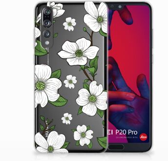 B2Ctelecom Huawei P20 Pro TPU Hoesje Design Dogwood Flowers