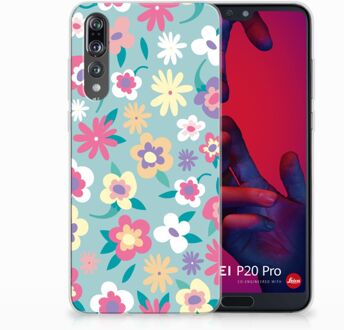 B2Ctelecom Huawei P20 Pro TPU Hoesje Design Flower Power