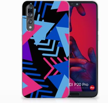 B2Ctelecom Huawei P20 Pro TPU Hoesje Design Funky Triangle