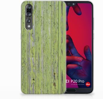 B2Ctelecom Huawei P20 Pro TPU Hoesje Design Green Wood