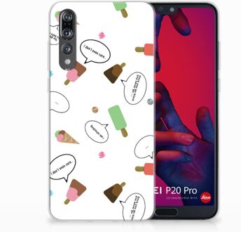 B2Ctelecom Huawei P20 Pro TPU Hoesje Design IJsjes