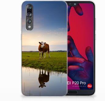 B2Ctelecom Huawei P20 Pro TPU Hoesje Design Koe