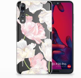 B2Ctelecom Huawei P20 Pro TPU Hoesje Design Lovely Flowers