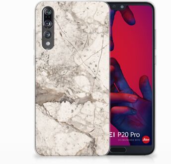 B2Ctelecom Huawei P20 Pro TPU Hoesje Design Marmer Beige